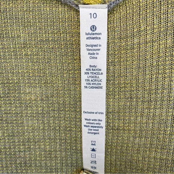 Lululemon Sweater Women’s Size 10 - Picture 5 of 9